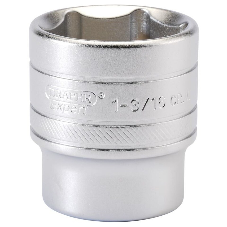 1.3/16" 6Pt Socket 1/2 Dr-Pckd - 16638