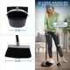 image 8 of Long Handled Dustpan and Brush Set Reduce Bending Tall Lobby Dustpan and Sweeping Brush