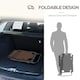 image 4 of Outsunny 2 in 1 Outdoor Folding Sun Lounger with Adjustable Back Brown
