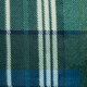 image 4 of OHS 2 x Hudson Flannel Fleece Check Printed Filled Cushions, 45x45cm - Green