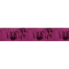 Burgundy Metallic Fringe Garland - 18 Ft x 5 Inches / 549 x 13cm