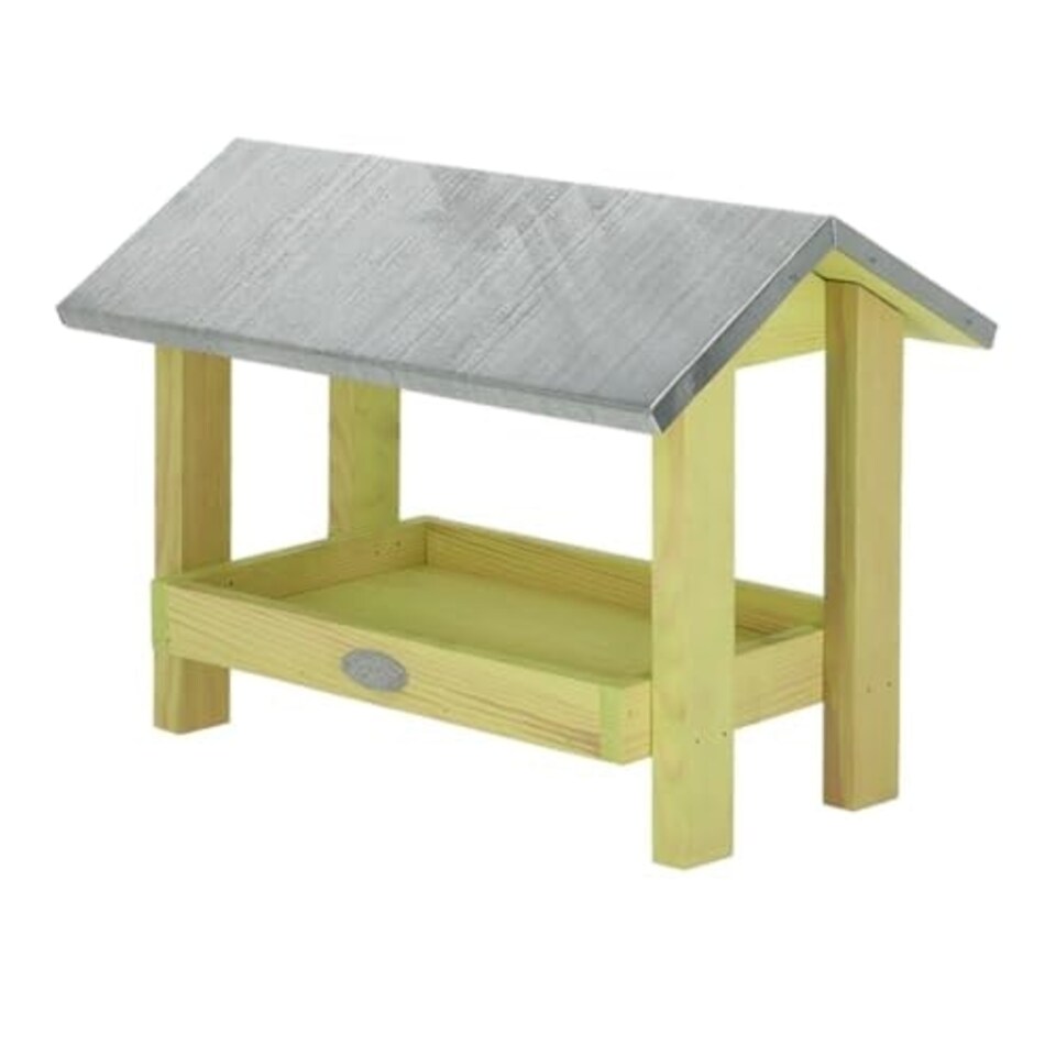 image 1 of Ground Bird Table With Roof Fsc Mix Credit