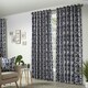 image 4 of Skandi Eyelet Curtains - Navy - 167 cm x 229 cm