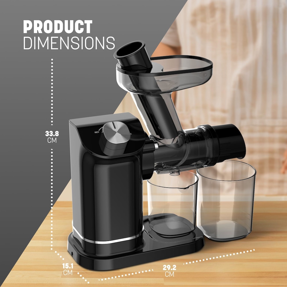 image 1 of Keplin Cold Press Slow Masticating Juicer 150W with 7 Stage Auger
