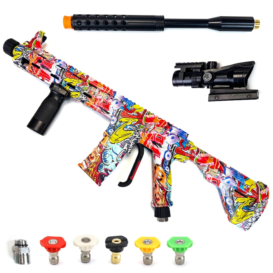 image 1 of Autojack High Power 5000 PSI Pressure Washer Lance with Extension Wand, Replica Inspired Design Includes Telescopic Sight