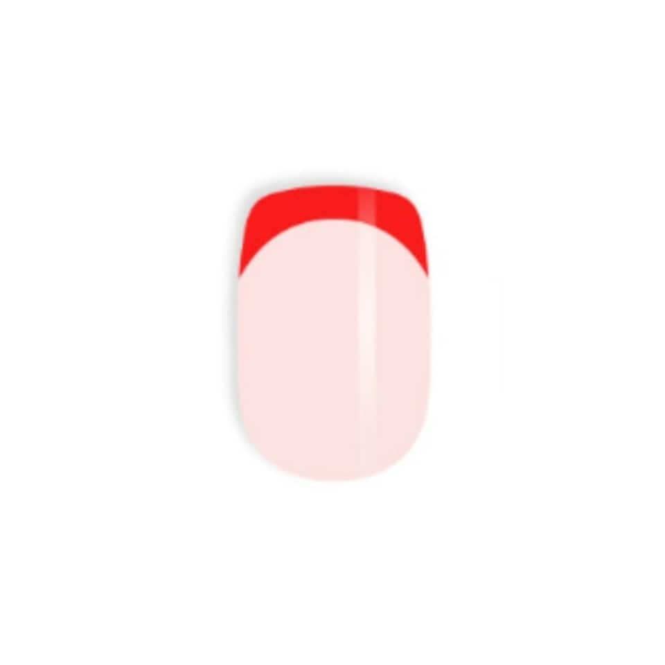 image 1 of House Of Amor - False Nails - Fiery French - Press On Nails - Clear