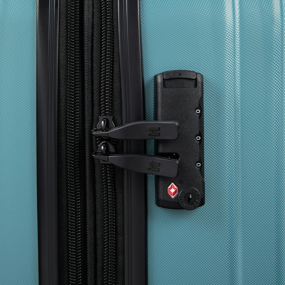 image 1 of IT Luggage Legion Smoke Blue Expandable Large Suitcase with TSA Lock Blue | Large