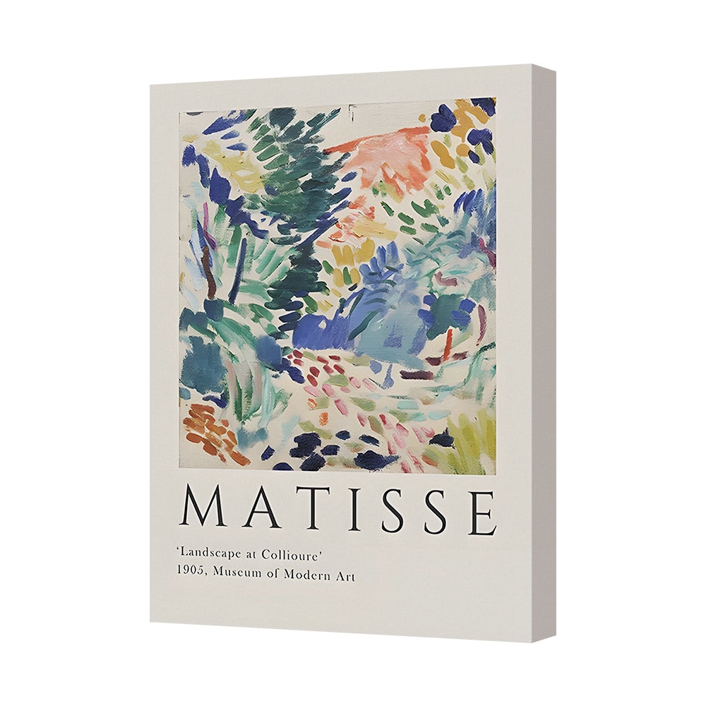 Landscape At Collioure By Matisse 1905 Canvas Print Museum Of Modern Art