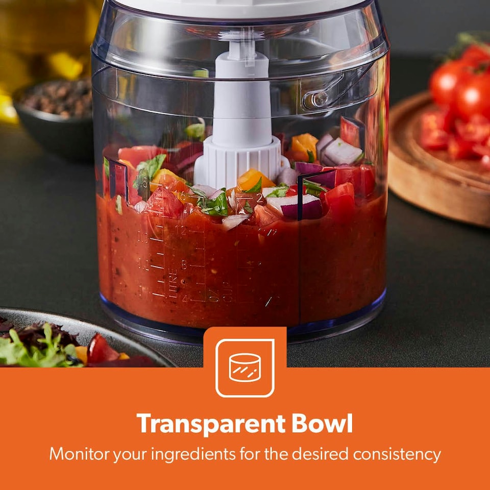 image 1 of GEEPAS Mini Food Processor - White | White