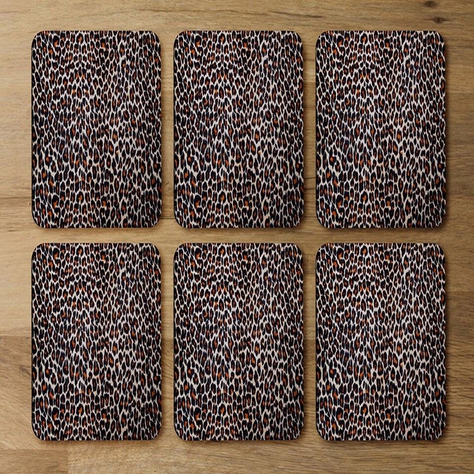 image 1 of Print of Leopard Skin (Coaster)