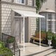 image 2 of Patio Cover Sierra 2.3 x 2.3 Clear - Polycarbonate - L224.5 x W224 x H300 cm - White White