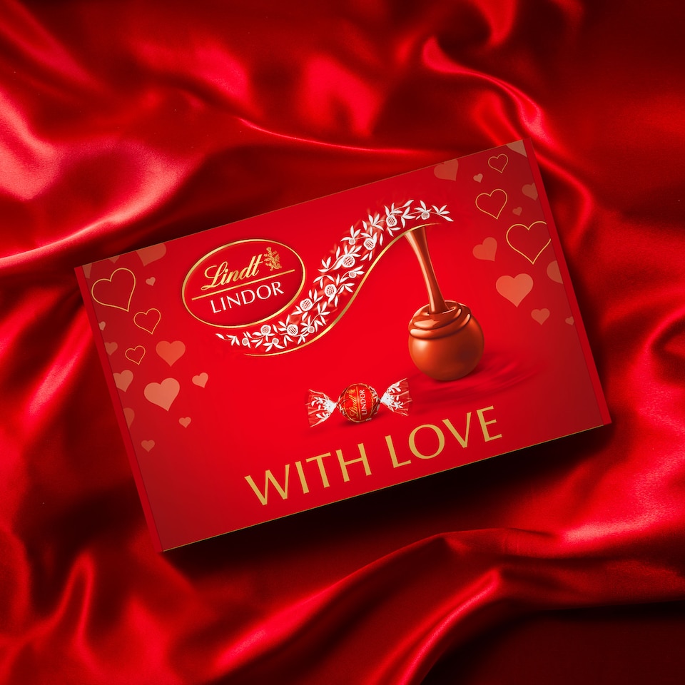 image 1 of Lindt With Love Chocolates Gift Box - 926g (40-Piece Set) - Assorted Chocolate Bars, Truffles & Tablets, Romantic Gift Ideal for Valentine's Day, Birthday Gifts for Women, Girlfriend or Boyfriend