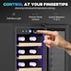 image 6 of HOMCOM Freestanding / Built-in Wine Cooler Fridge, 19 Bottle, Black 
