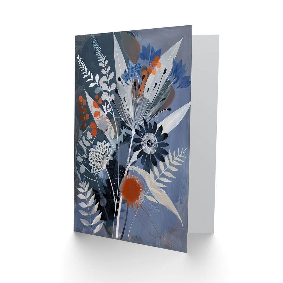 image 1 of Wildflower Spray Bouquet Floral Woman Her Birthday Card