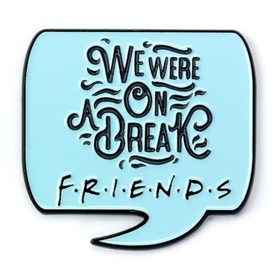 image 1 of Official Friends The TV Series We Were on a Break Pin Badge FTPB0009