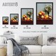 image 3 of Still Life with Flowers and Fruit Latour Wall Art Poster Print