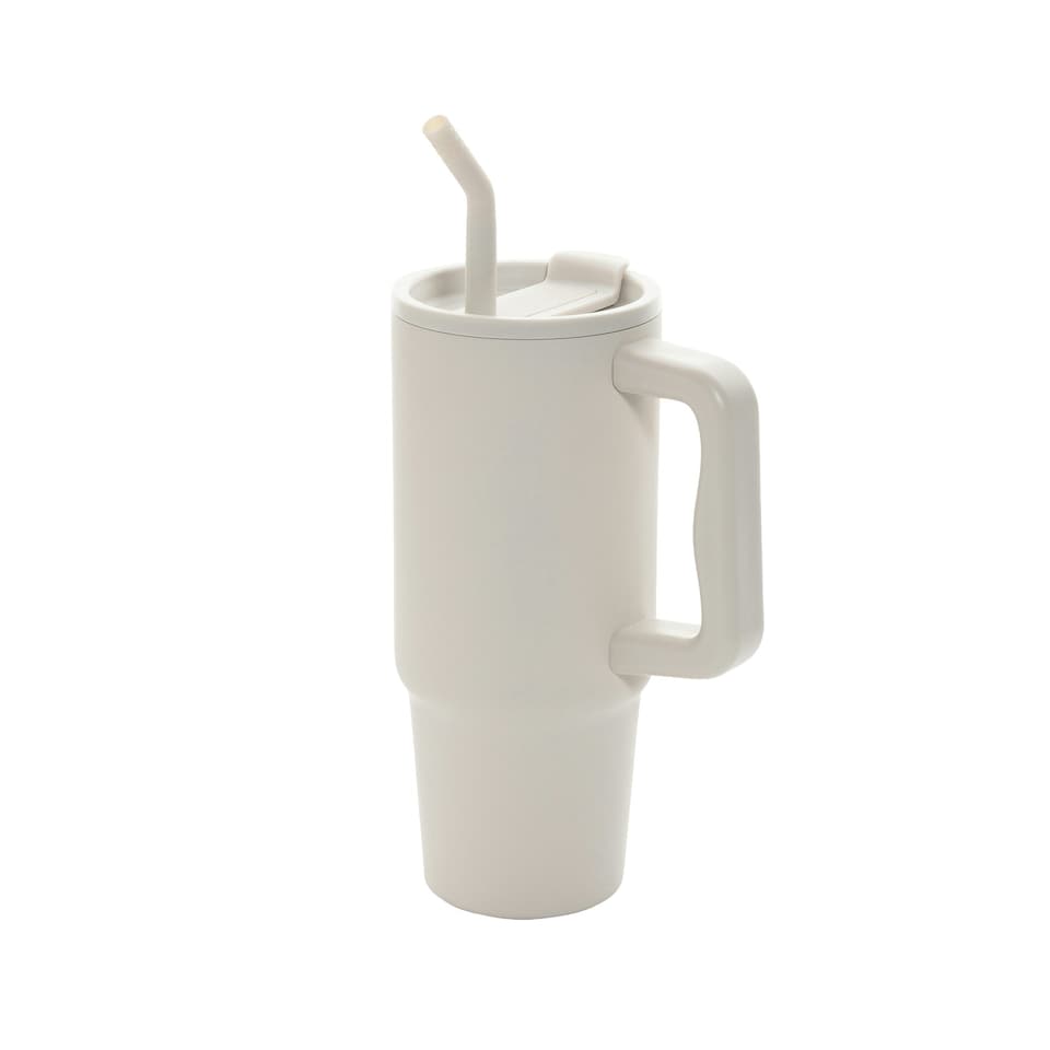 image 1 of XD Collection Embrace Deluxe Recycled Stainless Steel 900ml Tumbler - Beige - One Size