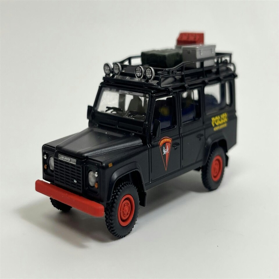 image 1 of Land Rover Defender 110 Mobile Brigade Corps 1:64 Scale Mini GT MGT00522R