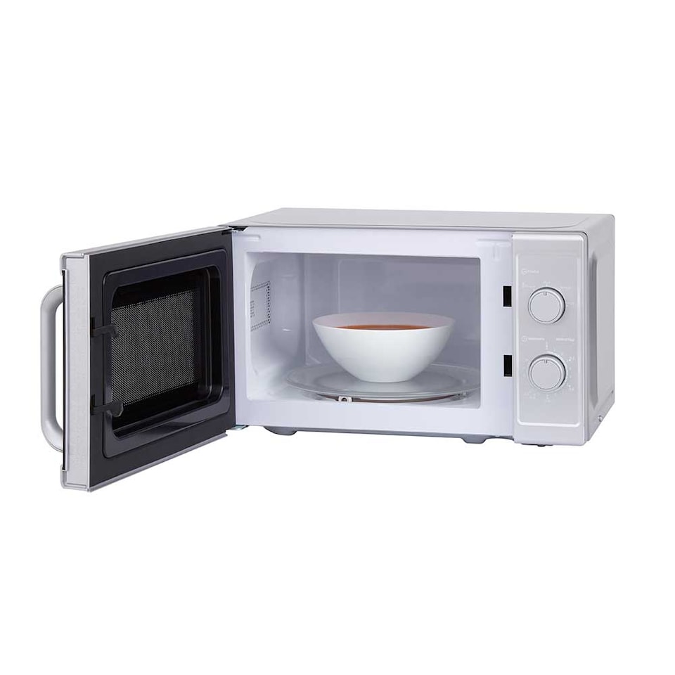 image 1 of Cookology 20L Freestanding Microwave 800W - Silver