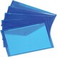 image 3 of Pack of 12 A4 Blue Polypropylene Document Folders