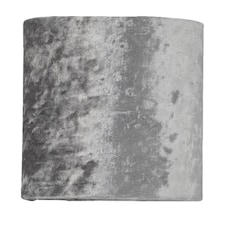 Grey Crushed Velvet 15.5cm Table Lamp Shade | Grey | Small | 1