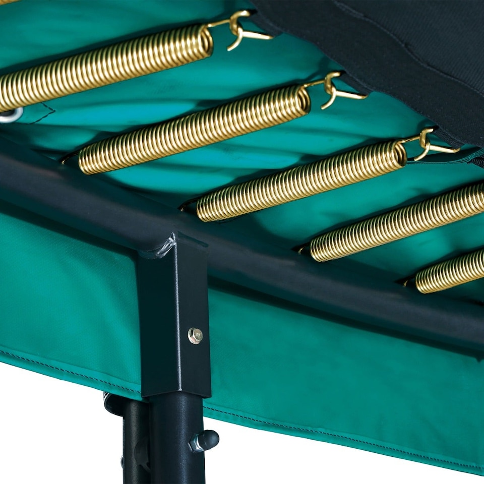image 1 of 10ft Salta Green Round First Class Edition Trampoline with Enclosure