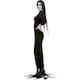 image 4 of The Addams Family Womens/Ladies Morticia Addams Costume Set - Black - S S