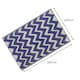 image 3 of Marco Paul Blue Zigzag Outdoor Rug Blue