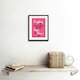image 2 of Anything Possible Coffee Mascara Feathers Eyes 9x7" Black Framed Wall Art Print