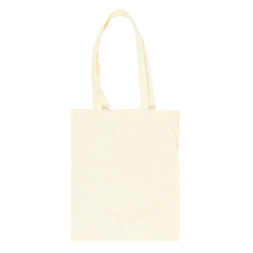 image 1 of Something Different Autumn Days Print Polycotton Tote Bag - White/Orange - One Size