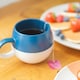 image 5 of Nicola Spring Dipped Stoneware Sphere Mugs - 340ml - Navy - Pack of 4 Blue