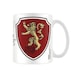 image 1 of Game Of Thrones Lannister Ceramic 325ml Mug - White/Red/Gold - One Size