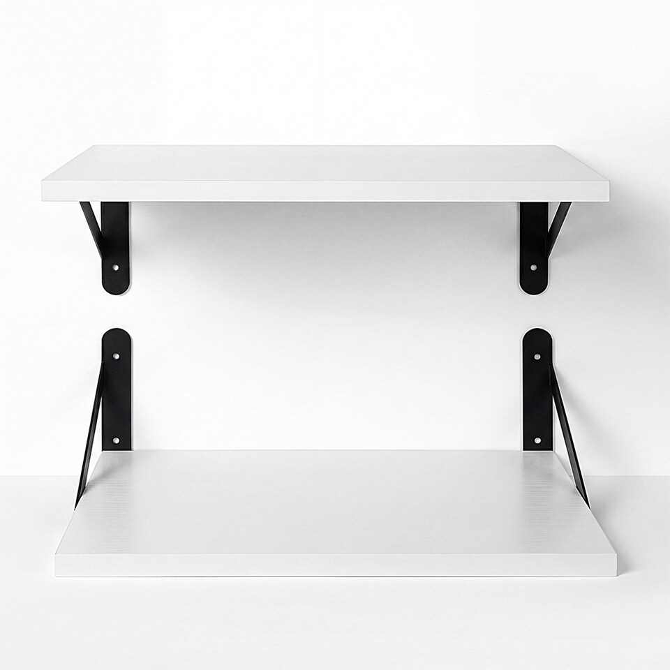 image 1 of Levede Floating Shelves 2PC Wall Mounted Shelf DIY Storage Display Modern Decor