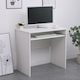 image 2 of Computer Desk PC Laptop Table Home Office Study Workstation | White