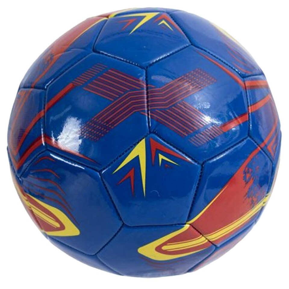 image 1 of Barcelona FC Turbine Print Football - Blue/Garnet - 5