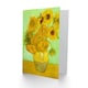 image 2 of Van Gogh Vase With Twelve Sunflowers Old Master Painting Greeting Card