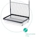 image 4 of Hanging Dish Drainer Black