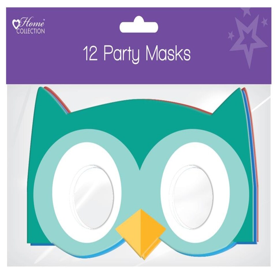 image 1 of Pack of 12 Card Woodland Masks