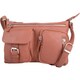 image 1 of London Leathergoods Womens Smooth Genuine Leather Cross Body / Shoulder Bag | Brown | Tan