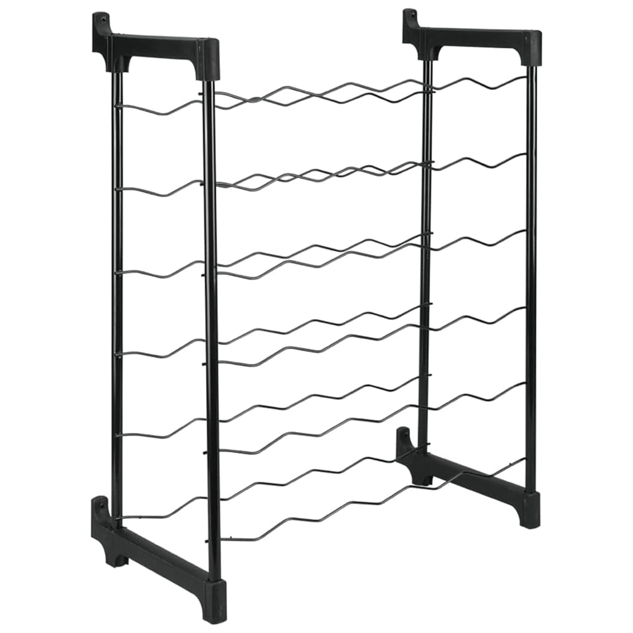 Metaltex Chianti Wine Bottle Rack - Black