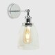 image 2 of ValueLights Ezrah Silver Indoor Wall Lantern