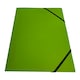 image 5 of Janrax A4 Green Laminated Card 3 Flap Folder with Elastic Closure