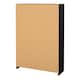 image 5 of Shoes Shoe Cabinet 2 Flip Down Doors + 1 Drawer in Matt Black
