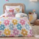 image 1 of Bedlam Retro Flower Duvet Cover Set Multi