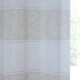 image 3 of Pair of Santorini Natural Linen Look Stripe Panels with Eyelet Header 137CM