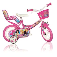 Dino Princess Kids 12" Wheel Bike - Pink