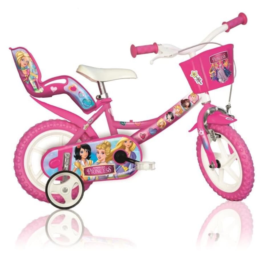 Dino Princess Kids 12" Wheel Bike - Pink