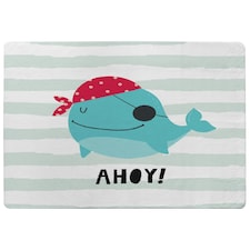 Ahoy! Whale (Rug) Blue | XL: 160x230cm