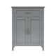 image 1 of Teamson Home Wooden Bathroom Furniture Floor Cabinet Grey