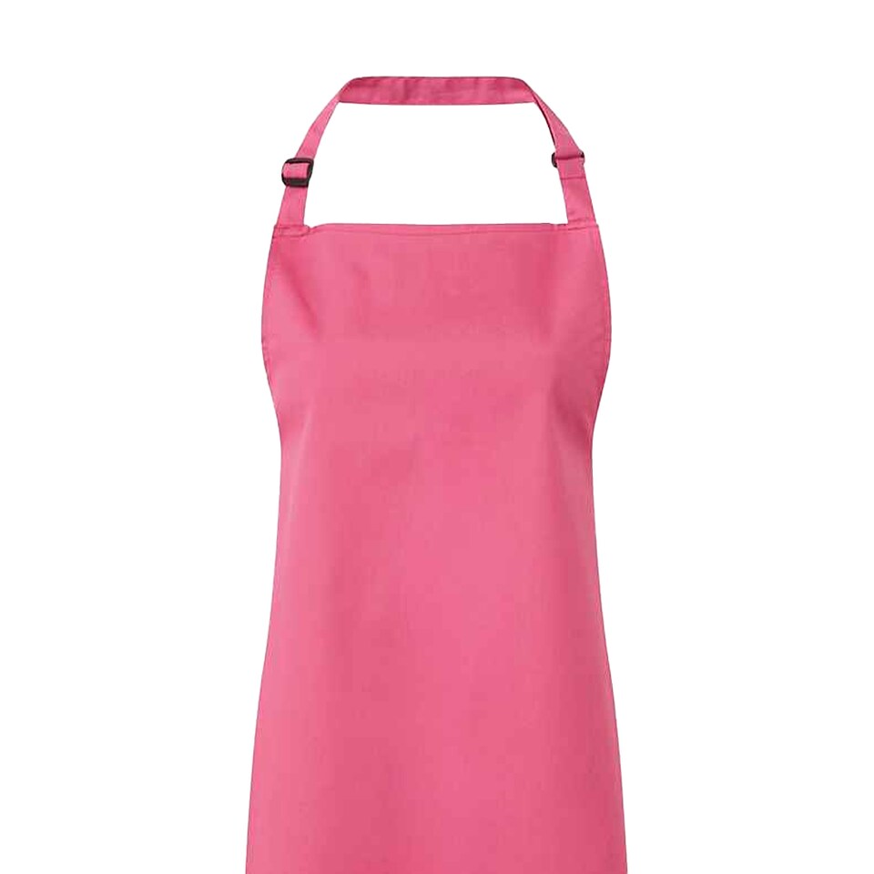 image 1 of Premier Unisex Adult Colours Full Apron | Pink | Fuchsia | One Size | 1